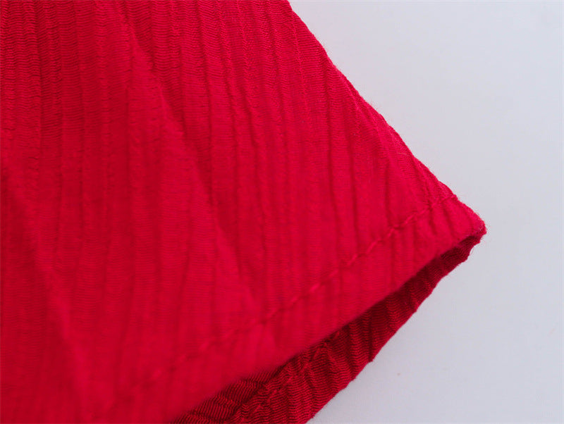 Simple temperament knitted sleeveless long dress