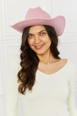 Sombrero vaquero Fame Western Cutie en color rosa