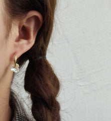 Pastel Pink Heart Mismatched Earrings