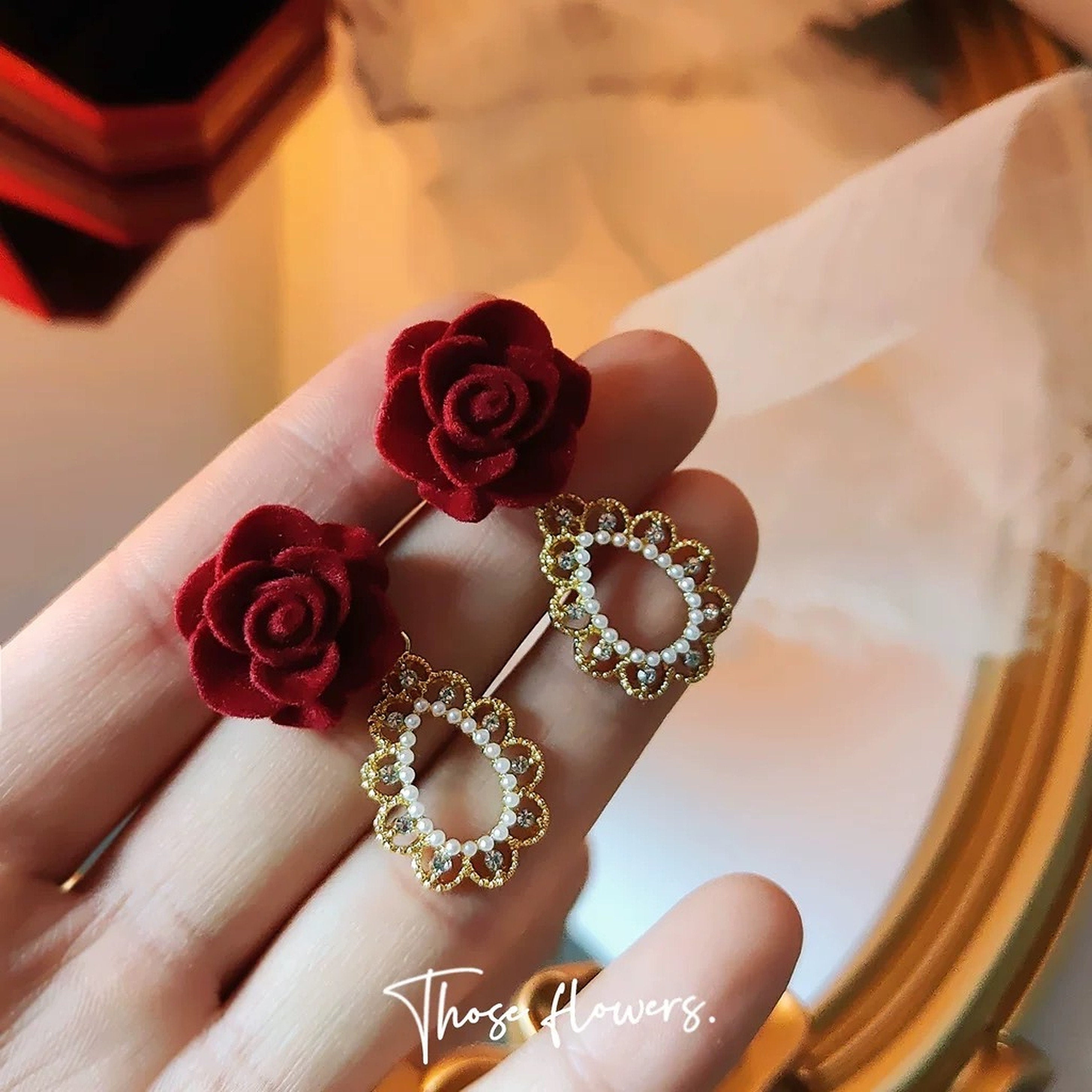 Beauty and the Beast Princess Earrings