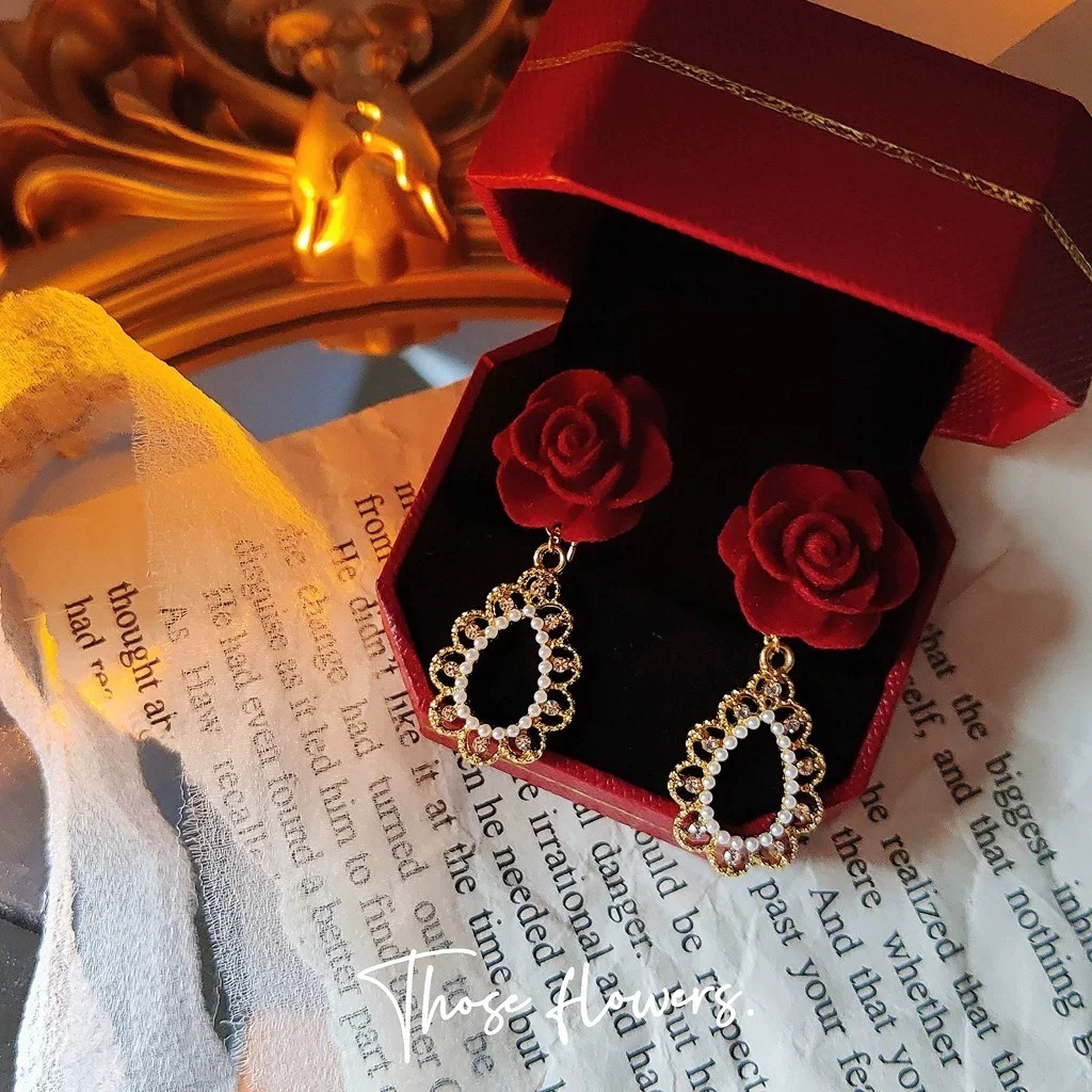 Beauty and the Beast Princess Earrings