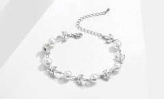 Pearl crystal bracelet