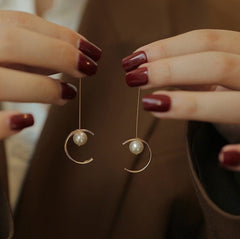 No piercing dangle earrings