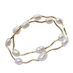 2 Way Natural Pearl Bracelet