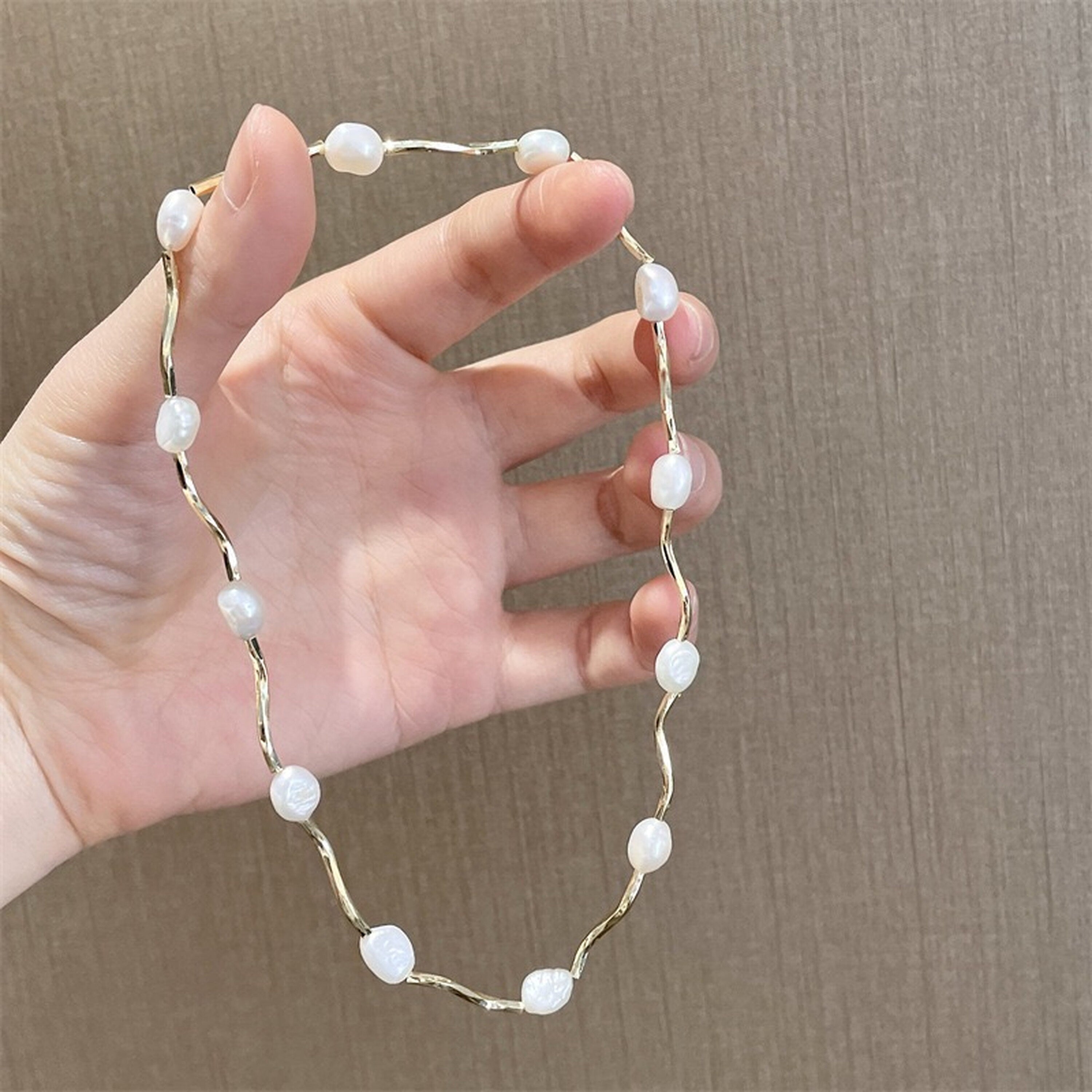 2 Way Natural Pearl Bracelet