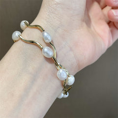 2 Way Natural Pearl Bracelet