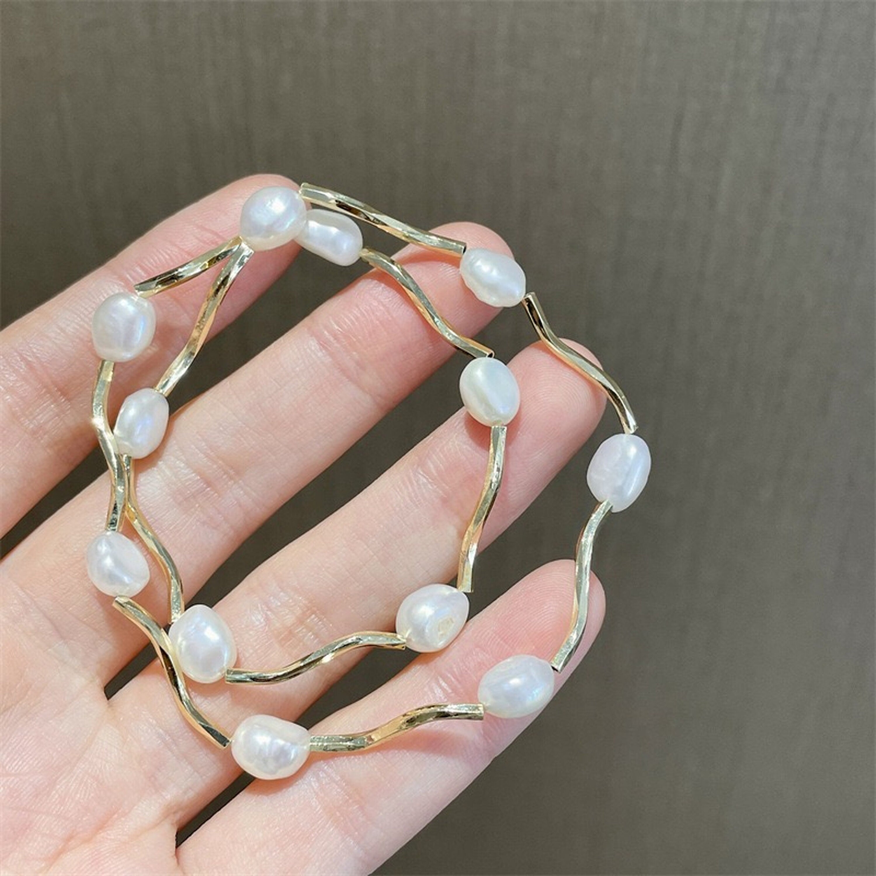 2 Way Natural Pearl Bracelet