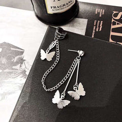 Unique Sterling Silver Multi Layer Butterfly Cuff Wrap