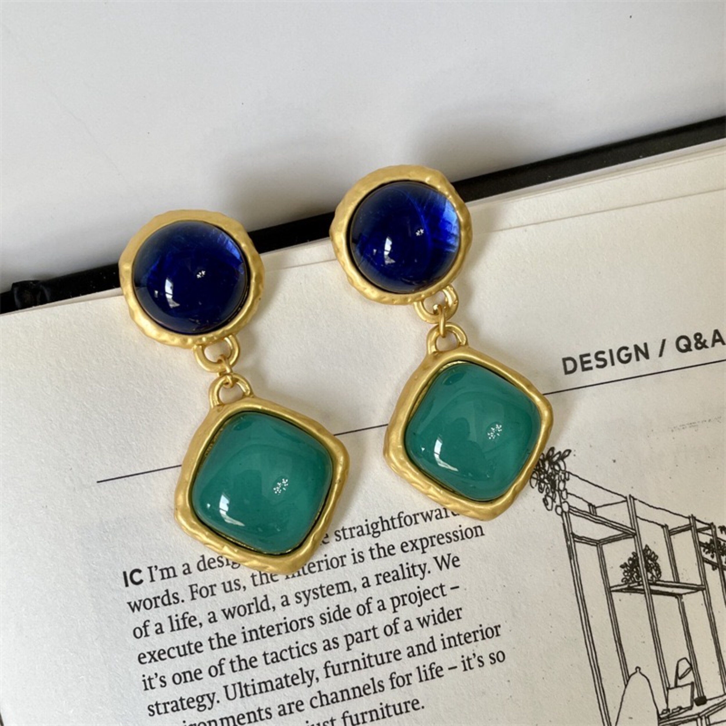 90s Vintage Style Earrings