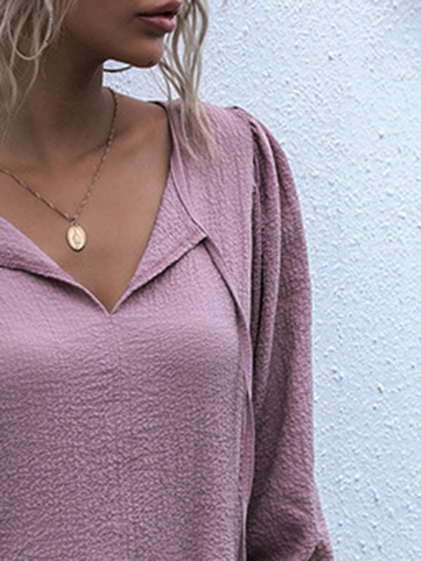 Casual Solid Woven Polyester Everyday Dress for Spring-Summer