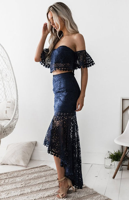 Ladies Casual Lace Suit Dress