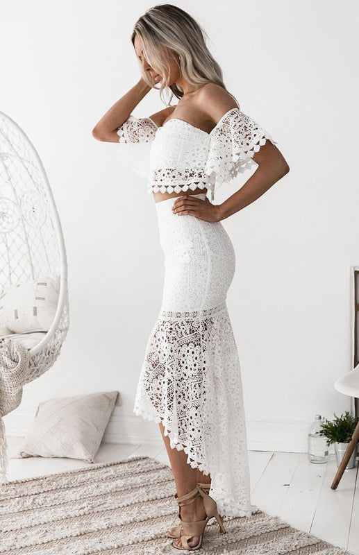 Ladies Casual Lace Suit Dress