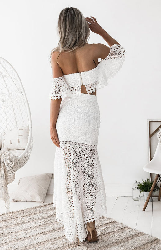Ladies Casual Lace Suit Dress