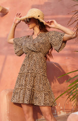 Women's clothing short sleeve casual dress