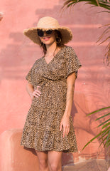 Women's clothing short sleeve casual dress