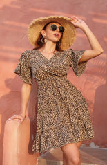 Women's clothing short sleeve casual dress