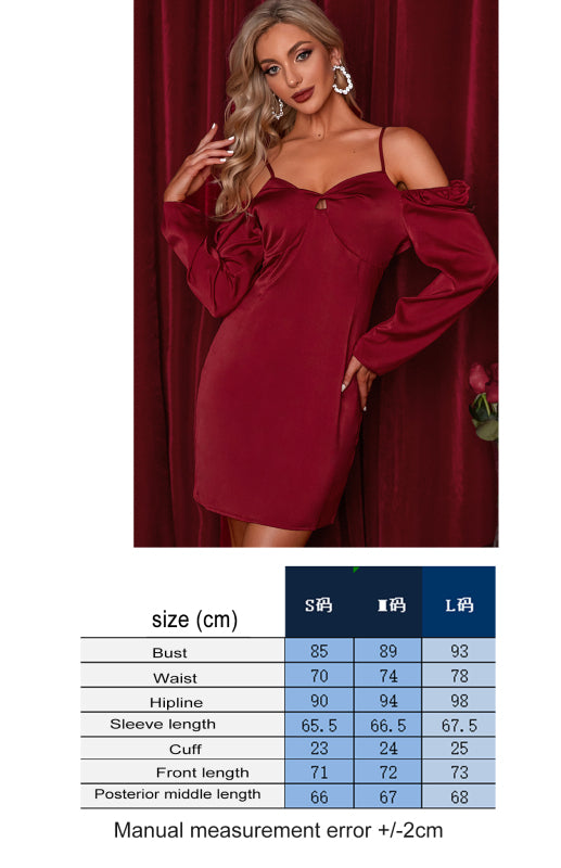 Ladies revealing backpack hip sexy dress