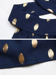 halterneck dress slim temperament blue sleeveless dress