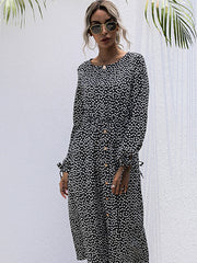 product long -sleeved long -sleeved base dress