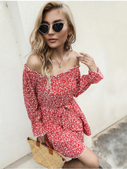 product long -sleeved long -sleeved base dress