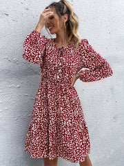 product long -sleeved long -sleeved base dress