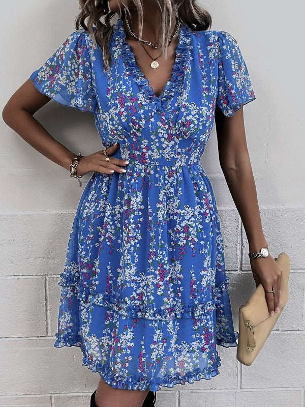 Casual all-match sexy short dress