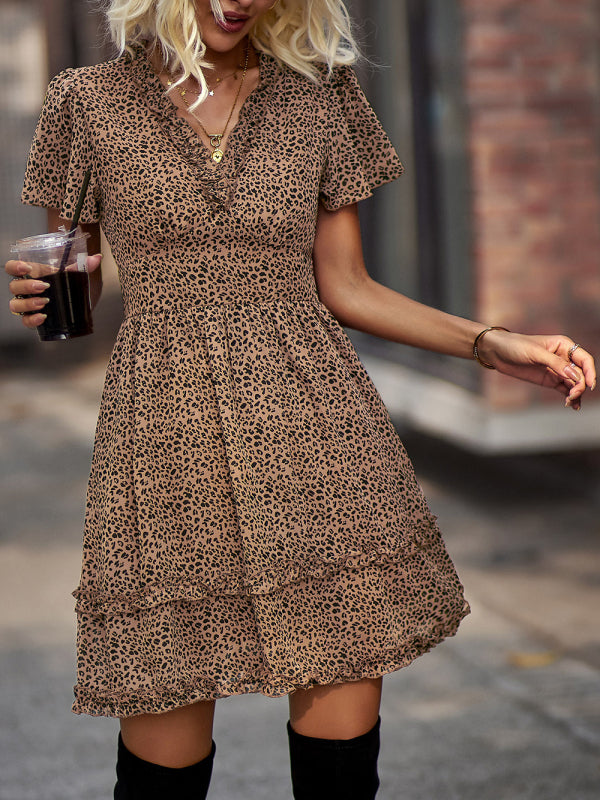 Casual all-match sexy short dress