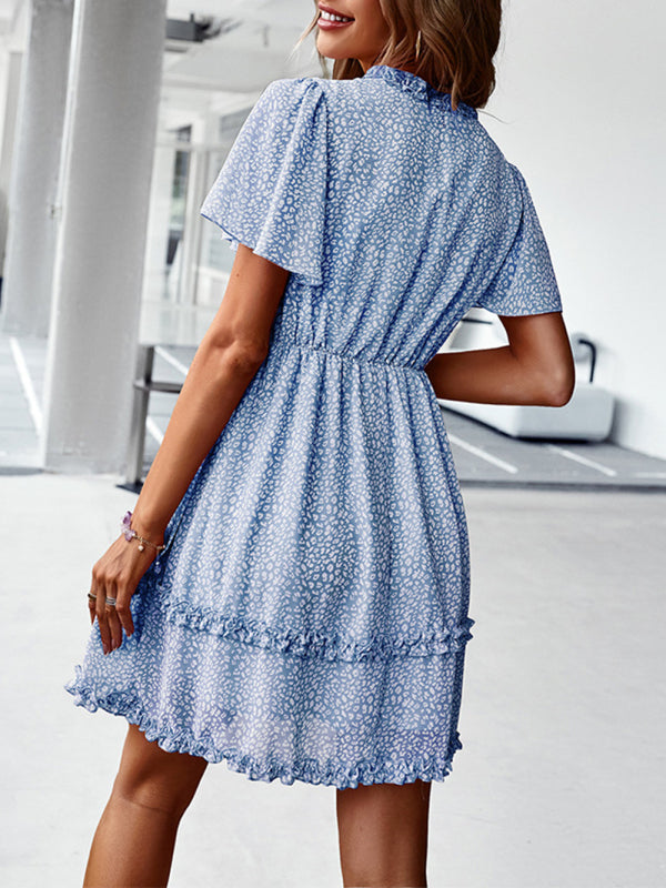 Casual all-match sexy short dress