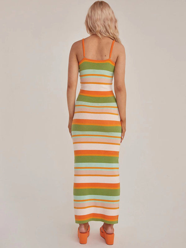 Sexy Wind Print Slim Slim Elegant Dress