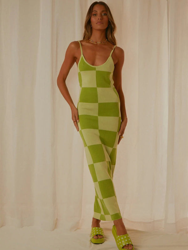 Sexy Wind Print Slim Slim Elegant Dress