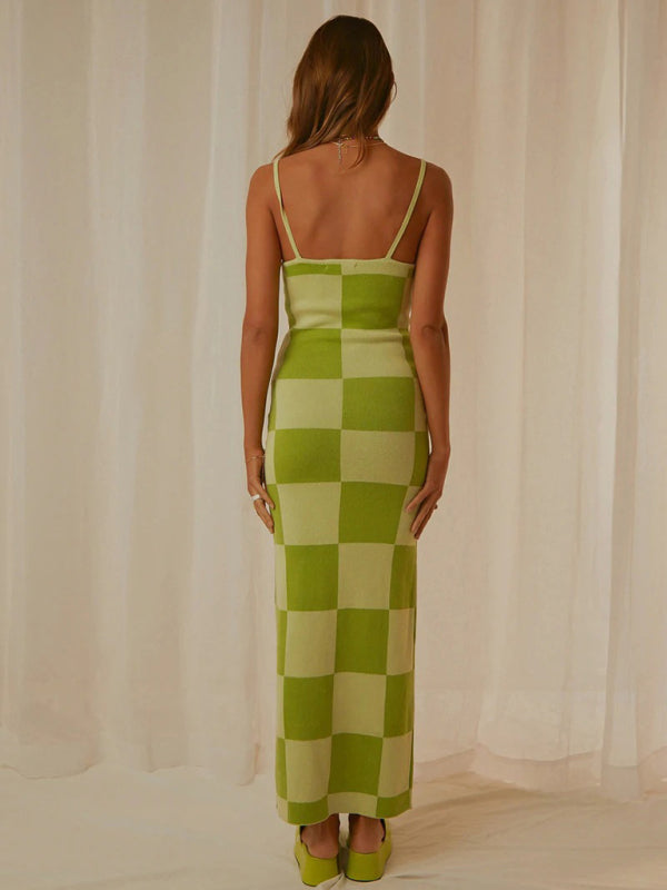 Sexy Wind Print Slim Slim Elegant Dress