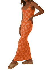 Sexy Wind Print Slim Slim Elegant Dress
