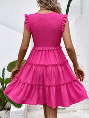 Skirt Sleeveless Slim Solid Color Dress