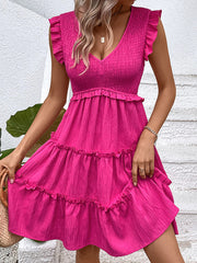 Skirt Sleeveless Slim Solid Color Dress