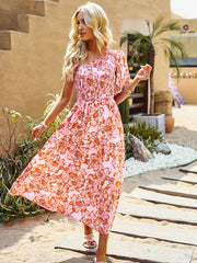 Holiday Casual Bohemian Off Shoulder Dress