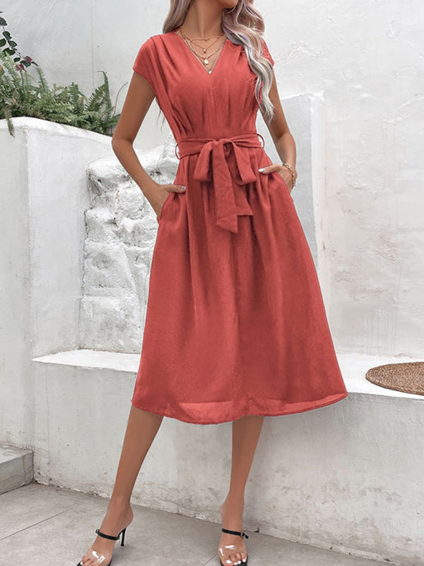 style strappy v-neck black dress