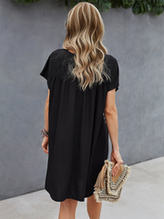 casual holiday loose short dress
