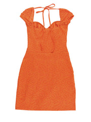 sexy hot girl slim lace short sleeve dress