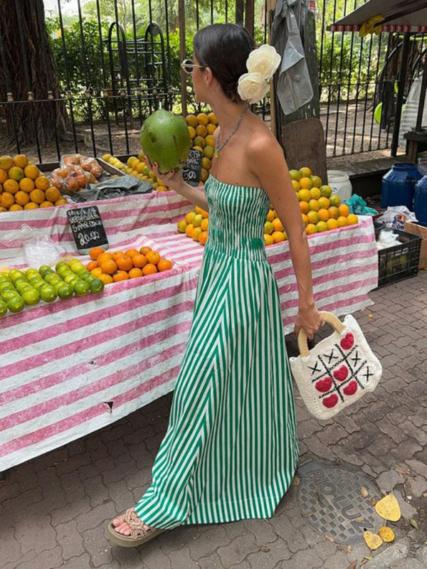tube top and sleeveless elegant ladies dress with elegant craftsmanship