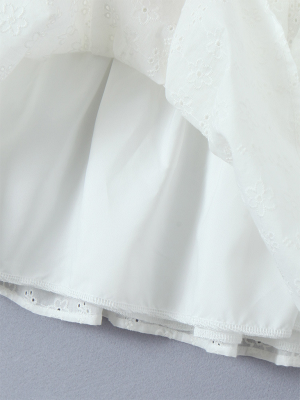Square Neck Waist Sling Dress French Sweet Seaside Vacation A-Line Skirt