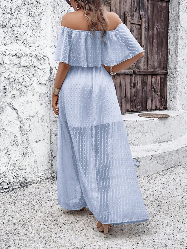 Ladies elegant one shoulder dress