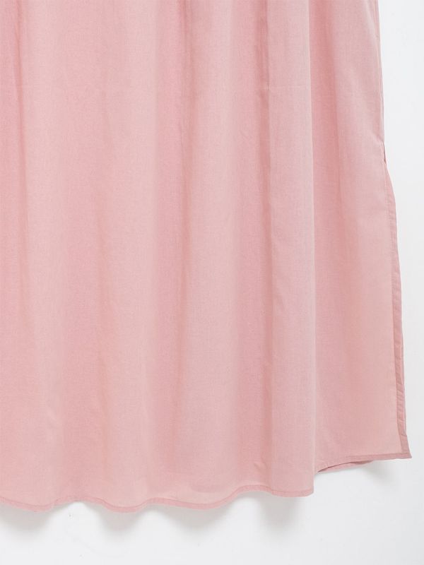 mid-length printed patchwork dress
