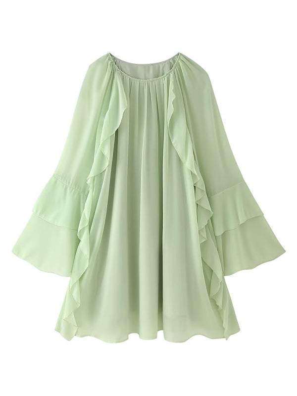 Layered Ruffle Dress