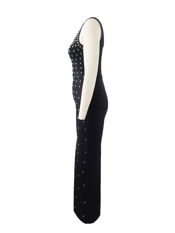 Slim Rhinestone Bandage Dress Party Bandage Dress