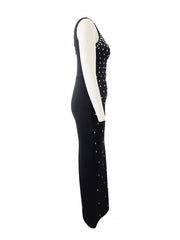 Slim Rhinestone Bandage Dress Party Bandage Dress