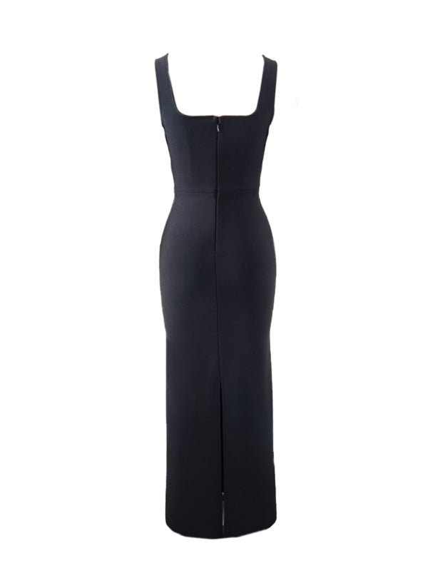 Slim Rhinestone Bandage Dress Party Bandage Dress