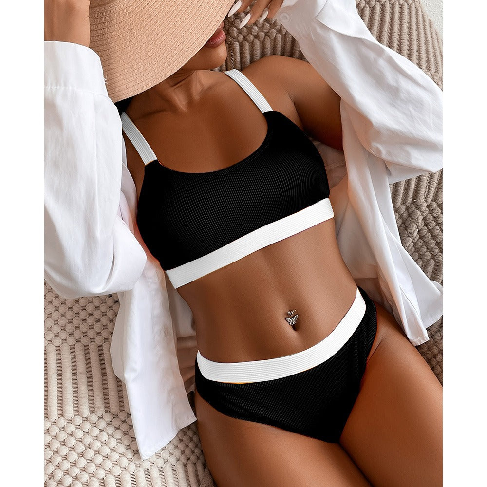 The Plate Belt Two Piece Bikini Set