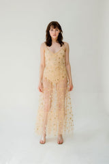 Sequin Sheer Cover-up Dress