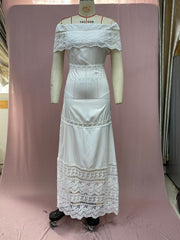 Ladies Casual Lace Suit Dress