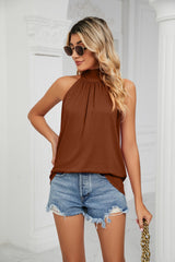 Mock Neck Tank Top